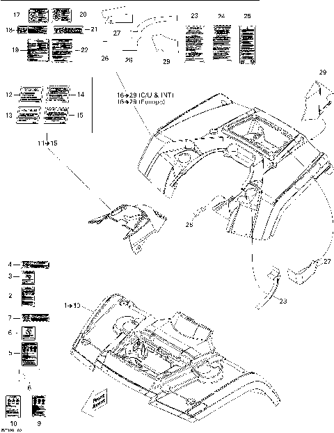 09- Fender And Central Panel Kit