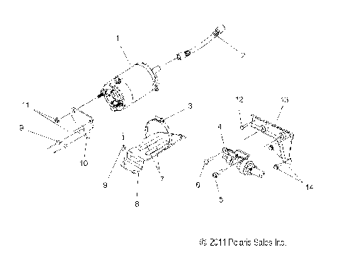 ENGINE, STARTER MOTOR - S12PT5BSL/BEL (49SNOWSTARTER12550)