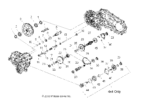 TRANSMISSION INTERNALS - A07LB27FA/LH27FB (49ATVTRANSMISSION07HAWKI)
