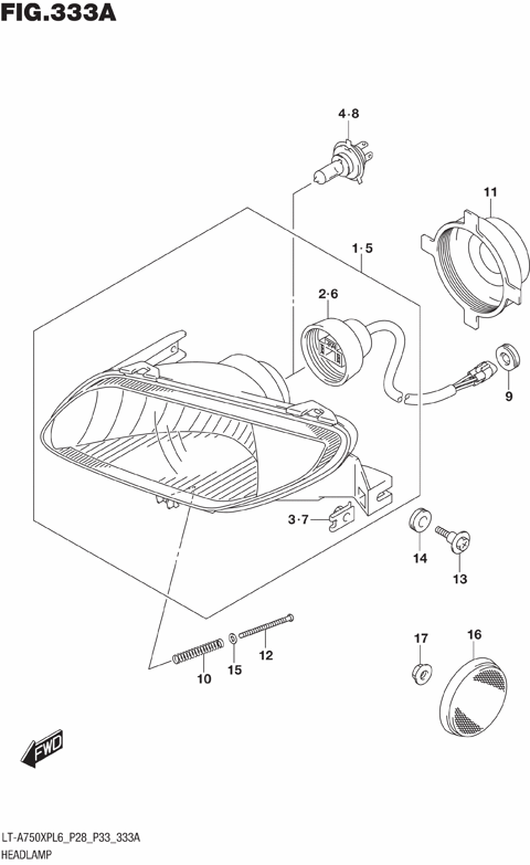 HEADLAMP (LT-A750XPL6 P28)
