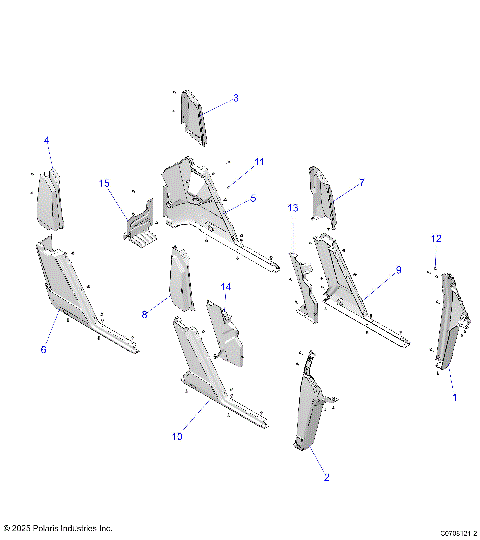 BODY, ROCKER PANELS - D26P4ED4D4 (C0707034-3)