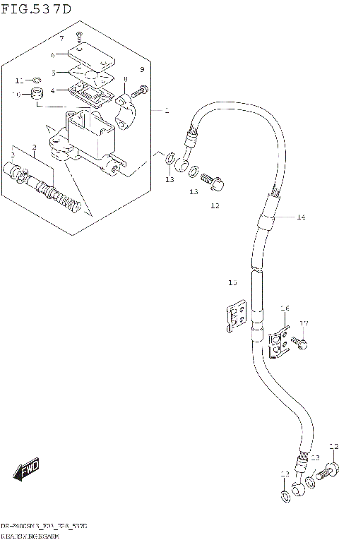 FRONT MASTER CYLINDER (DR-Z400SMM3 E03)