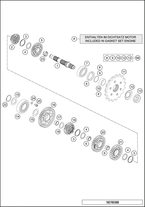 TRANSMISSION II - COUNTERSHAFT