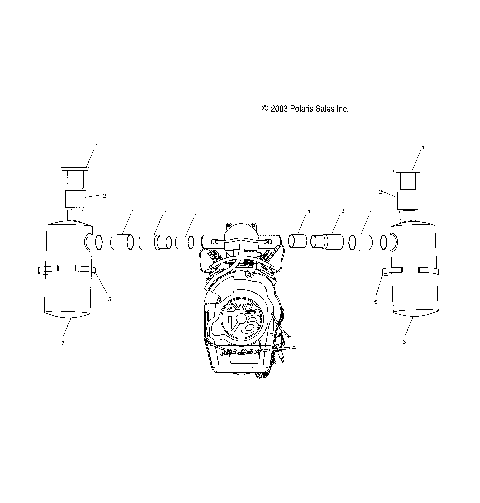 EXHAUST - B045606DA/DC/DB/DD/B045706CA/CC/CB/CD/B045607CA/CC/CB/CD/B045707CA/CC/CB/CD (4990669066A09)