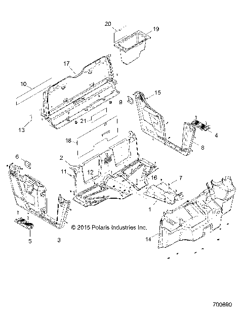 BODY, FLOOR and FENDERS - R16RMA57A1/A4/A9/L1/E57AS/EA9/HAR (700890)