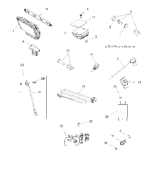 ELECTRICAL, SWITCHES, SENSORS, ECU and CONTROL MODULES - A13DN8EFW (49ATVSWITCHES13SPTRGEPS850I)