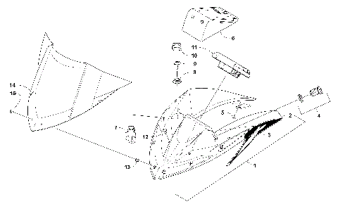 WINDSHIELD AND INSTRUMENTS ASSEMBLIES [106528]