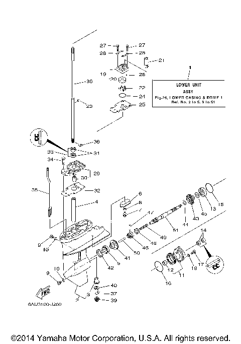 LOWER CASING DRIVE 1