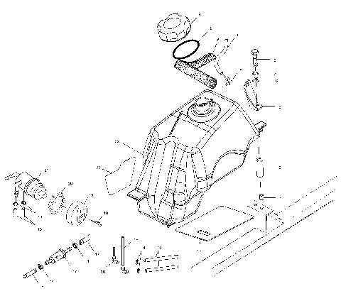 FUEL TANK - C10CL50AA (4978707870A13)
