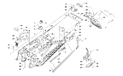 TUNNEL AND SNOWFLAP ASSEMBLY [105652]