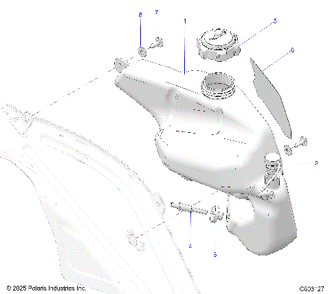 ENGINE, OIL BOTTLE ASM. - S26AJB6RSL/REL/AJE6RSL (C603127)