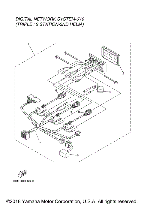 CLP SWITCH PANEL TRIPLE (2ND HELM)