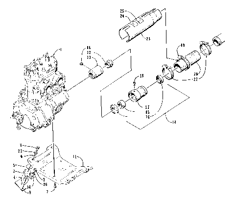 ENGINE AND RELATED ASSEMBLY [73024]