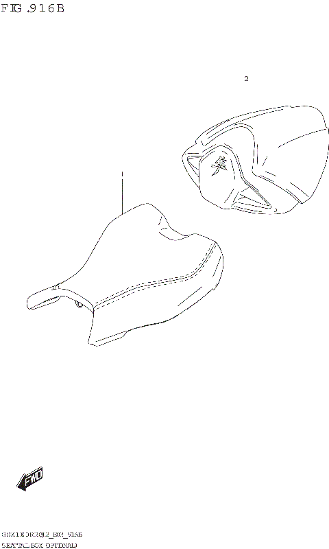 SEAT TAIL BOX (OPTIONAL) (GSX1300RRQZ)