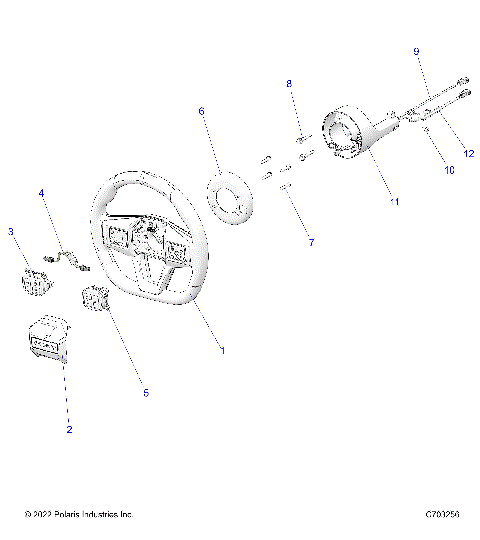 STEERING, WHEEL - Z23RGD2KAJ/AK/BJ/BK (C703256)