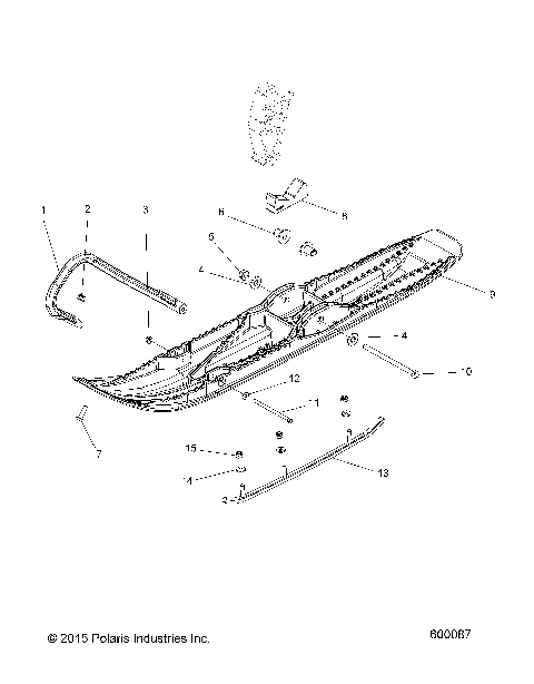 STEERING, SKI ASM. - S15DR6PEL (49SNOWSKIASM11800PRMK)