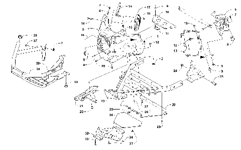 FRONT BUMPER AND FRAME ASSEMBLY [104601]