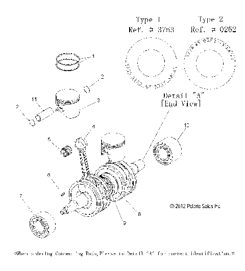 ENGINE, PISTON and CRANKSHAFT - S13BA8/BC8/BD8/BS8 (49SNOWPISTONCRANKSHAFT13800LE)