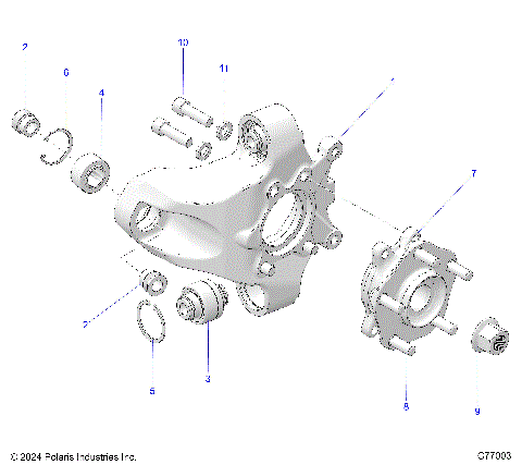 SUSPENSION, REAR CARRIER - Z25RRL2KAL (C77003)