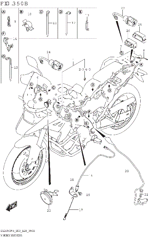 WIRING HARNESS (DL1050RR)