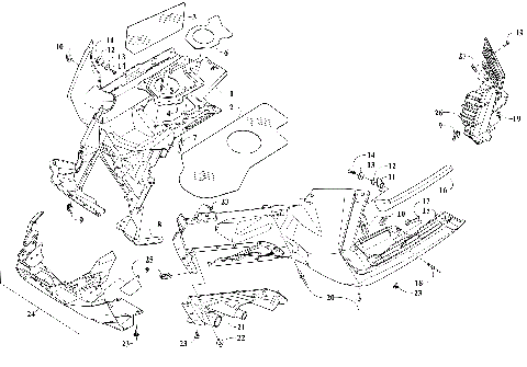 SKID PLATE AND FOOTWELL ASSEMBLIES [111082]