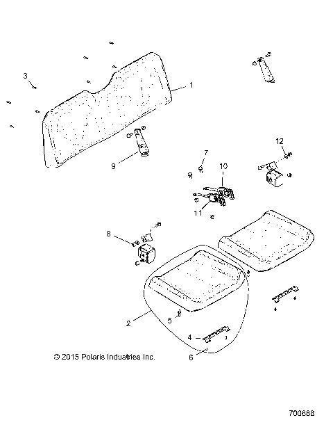 BODY, SEAT AND SEAT BELTS - R21MAAE4F4/F9 (700688)