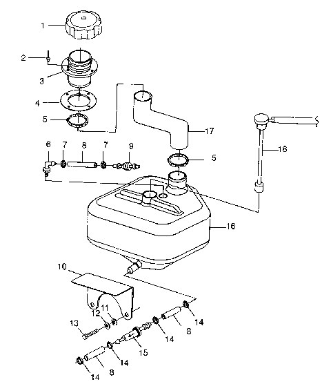 OIL TANK - B984673 (4945164516a013)