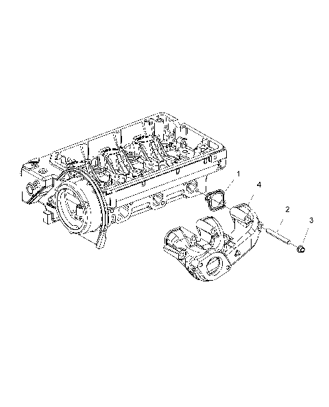 ENGINE, EXHAUST MANIFOLD - R16RTED1F1 (49RGREXHSTMFLD15DSL)