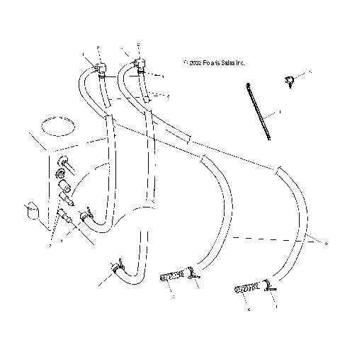 WATER SIPHON - W035303CA/CB/IA/IB (4981068106B05)
