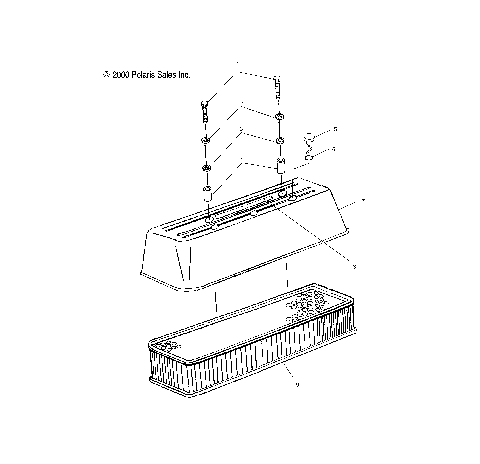 AIR INTAKE - W025199D/W025199I (4971327132B07)