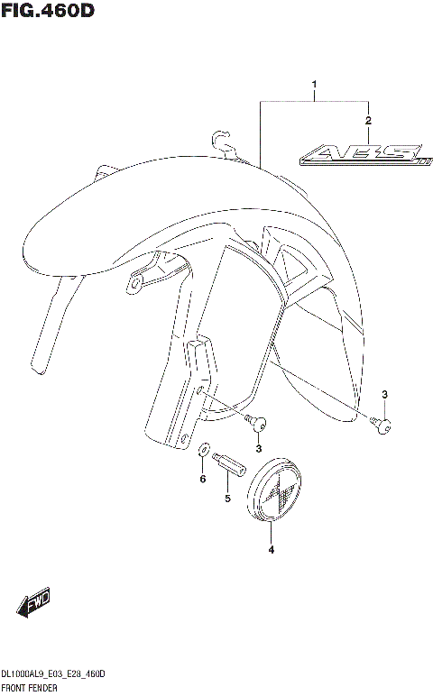 FRONT FENDER (DL1000AL9 E03)