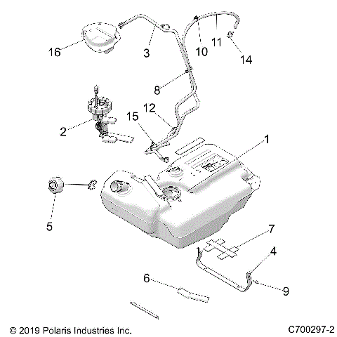 BODY, FUEL TANK - Z21ASE99F5/S99C5/E5 (C700297-2)