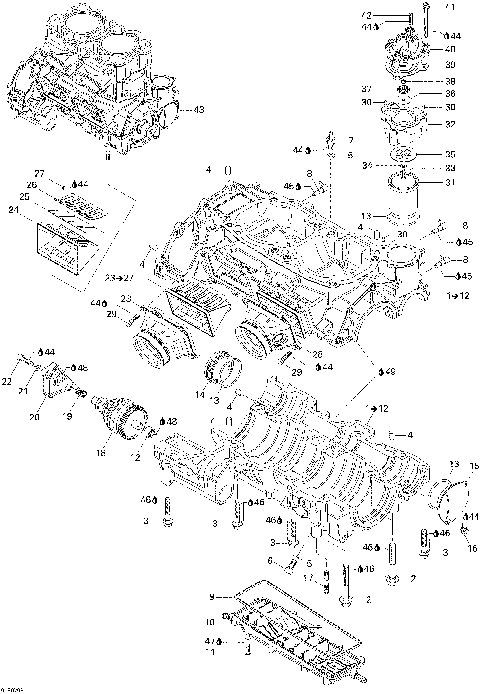 01- Crankcase And Reed Valve