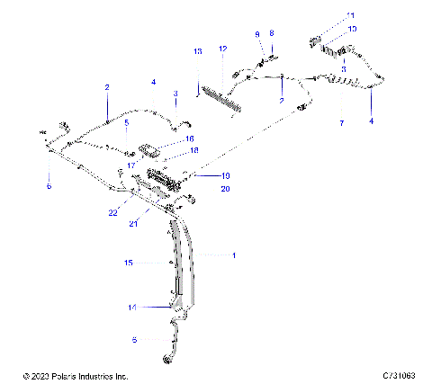 ELECTRICAL, WIRE HARNESS, ROOF - R25XAL1RBD/BM (C731063)