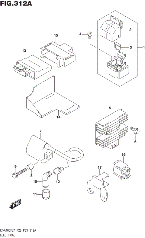ELECTRICAL (LT-A400FL7 P28)
