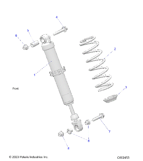 SUSPENSION, SHOCK, IFS (7045510) - S24CBU5TSL (C602453)