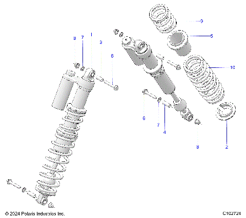 SUSPENSION, REAR SHOCK MOUNTING - A26SLZ95AF (C102724)