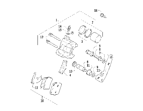 FRONT BRAKE ASSEMBLY [83495]