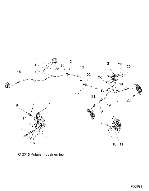 BRAKES, LINES and MASTER CYLINDER - R16RTED1F1 (700981)