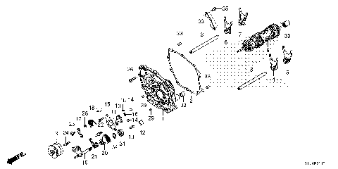 SHIFT DRUM@SHIFT FORK