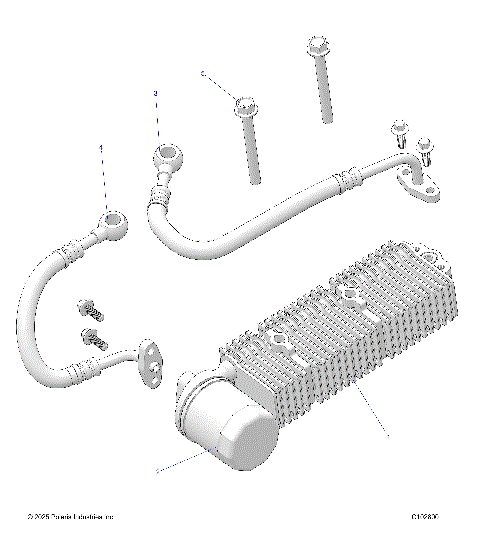 ENGINE, OIL COOLER and FILTER - Z25HCA18A4/A7/B4/B7 (C102800)