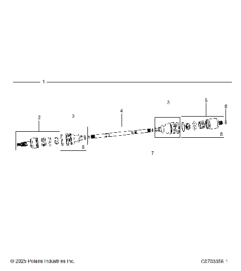 DRIVE TRAIN, FRONT HALF SHAFT