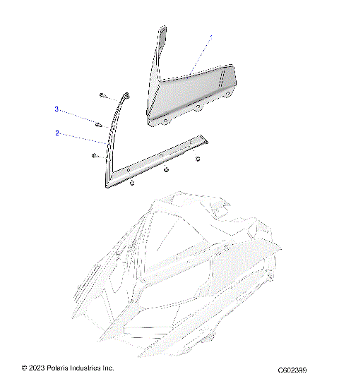 BODY, WINDSHIELD - S24CEU5TSL (C602399)