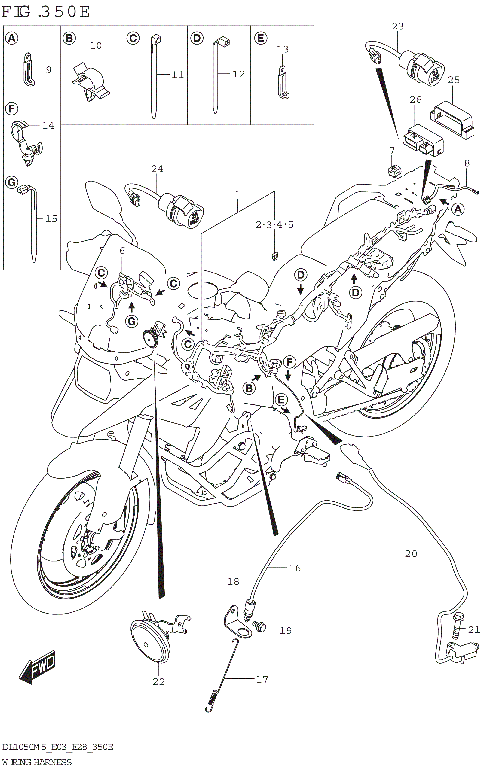 WIRING HARNESS (DL1050RJ)