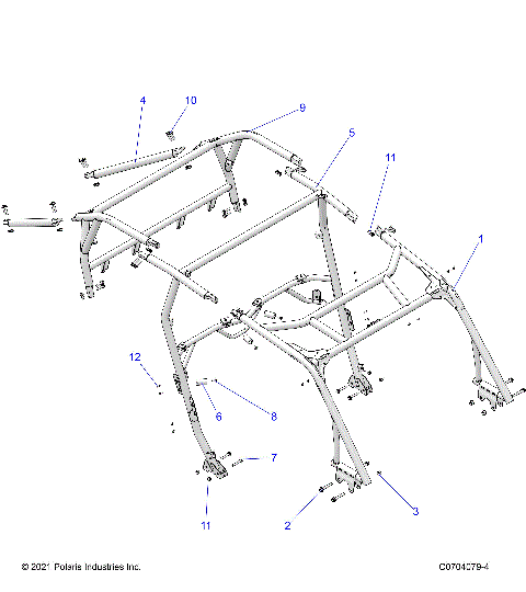 CHASSIS, CAB FRAME - Z25NME99A4/A5/B4/B5 (C0704079-4)