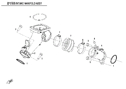 INTAKE MANIFOLD ASSY.
