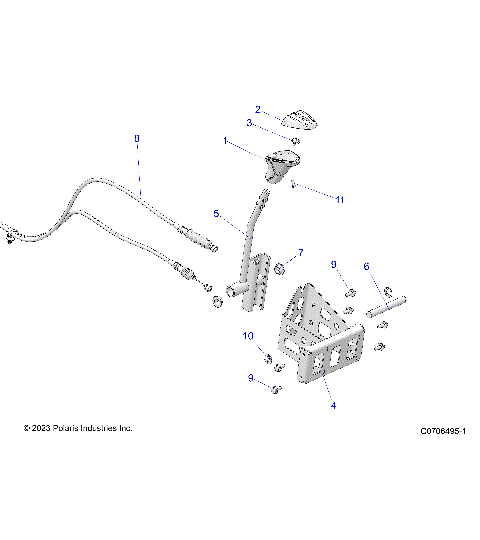 DRIVE TRAIN, GEAR SELECTOR - Z23RML2KAJ/BJ/AK/BK (C0703053-2)