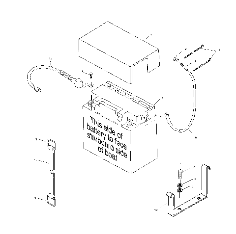 BATTERY BOX - W004978I (4955795579B006)
