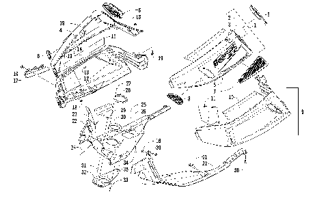 SKID PLATE AND SIDE PANEL ASSEMBLY [97280]