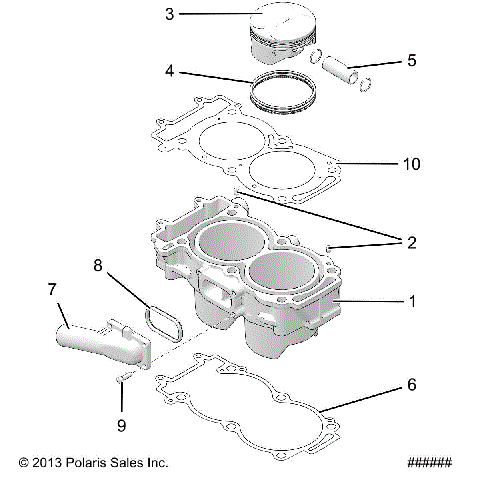 ENGINE, CYLINDER AND PISTON - Z14ST1EAM/EAW/EAK/EAN/EFW (J00002)
